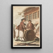 Les trois Bacchus - Gottfried Locher — quadro incorniciato alla parete