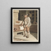 Il lattai bernese - Gottfried Mind — quadro incorniciato alla parete