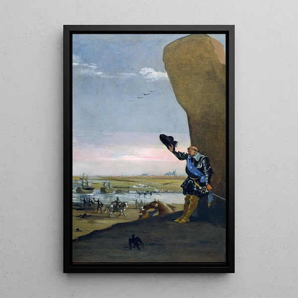 Propositions de décorations pour le hall inférieur du NM La Bataille de Stångebro - Gotthard Werner — quadro incorniciato alla parete