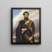 Charles XV 1826-1872 Re di Svezia - Gotthelf Rudolf Asel — quadro incorniciato alla parete