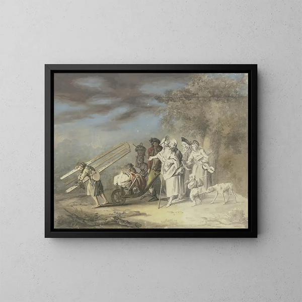 L'artiste en mouvement - Gottlieb Welt — quadro incorniciato alla parete