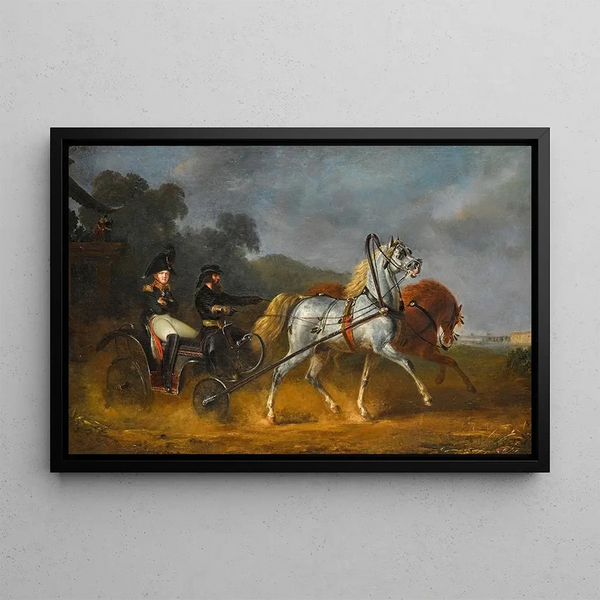 Gottlob Alexander Sauerweid - Alexander I and his Coachman Ilya Baikov.webp