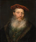 Uomo barbuto con berretto di velluto - Govert Flinck — vista dell’opera