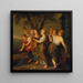 Grazie danzanti - Scuola fiamminga — quadro incorniciato alla parete