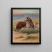 Nel prato - Gray Lithograph & Co.. — quadro incorniciato alla parete