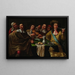 I cinque sensi - Gregorius Oosterlinck — quadro incorniciato alla parete