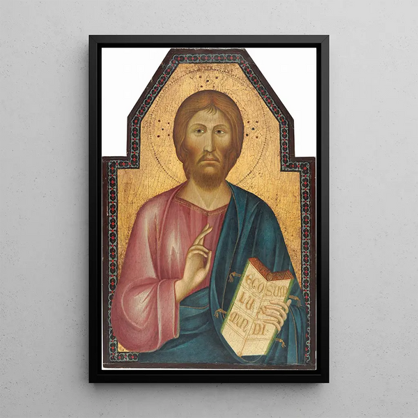 Christ bénissant - Grifo di Tancredi — quadro incorniciato alla parete