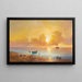 Tramonto sul litorale del Mar Nero - Grigori Ivanovitch Kapustin — quadro incorniciato alla parete