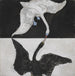 Riproduzione del dipinto Gruppo IXSUW - Il Cigno No 1 - Hilma af Klint