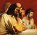 Gruppo degli apostoli durante la scena rivolti a destra - Alphonse — vista dell’opera