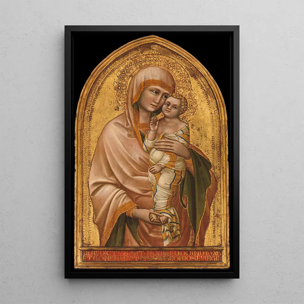 Vierge à l'Enfant - Guariento di Arpo — quadro incorniciato alla parete