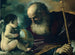 Dio Padre e un angelo - Guercino — vista dell’opera