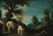 Paesaggio con donne che si bagnano - Guercino — vista dell’opera