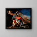 Marte con Cupido - Guercino — quadro incorniciato alla parete