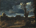 Paesaggio al chiaro di luna - Guercino — vista dell’opera