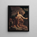 Madeleine penitente - Guercino — quadro incorniciato alla parete