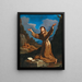 San Francesco riceve le stigmate - Guercino — quadro incorniciato alla parete