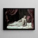 La Mort de Cléopâtre - Guercino — quadro incorniciato alla parete