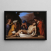 La Mise au tombeau - Guercino — quadro incorniciato alla parete