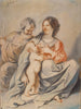 La Sainte Famille - Guercino — vista dell’opera