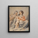 La Sainte Famille - Guercino — quadro incorniciato alla parete
