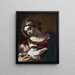 Vergine con Bambino - Guercino — quadro incorniciato alla parete