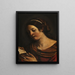 Giovane ragazza che legge - Guercino — quadro incorniciato alla parete