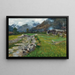 Sappada - Guglielmo Ciardi — quadro incorniciato alla parete