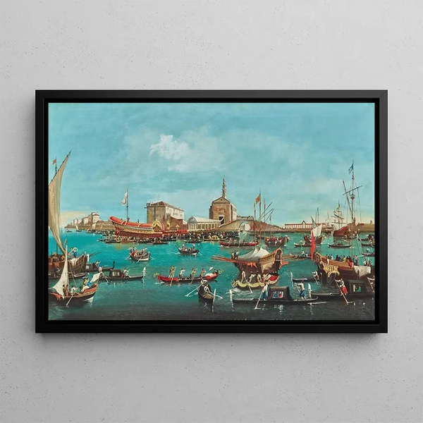 Guglielmo Da Re - The departure of the Bucintoro.webp
