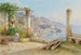 Vista della costa di Amalfi - Guglielmo Giusti — vista dell’opera
