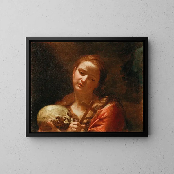 La Madeleine penitente - Guido Cagnacci — quadro incorniciato alla parete