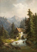 Moulin à eau dans les montagnes - Guido Hampe — vista dell’opera