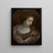 Busto di donna con turbante - Guido Reni — quadro incorniciato alla parete