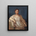 Ritratto di una ragazza con una corona - Guido Reni — quadro incorniciato alla parete