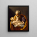 San Giuseppe e il Bambino Gesù - Guido Reni — quadro incorniciato alla parete