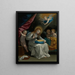 La Vergine che cuci accompagnata da quattro angeli detta La Couseuse - Guido Reni — quadro incorniciato alla parete