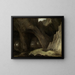 Grotta con mugnai - Guillam Dubois — quadro incorniciato alla parete