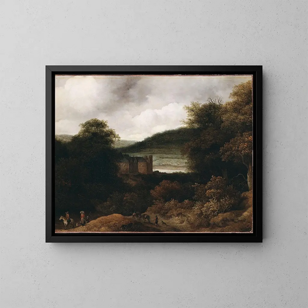 Vista sul Reno - Guillam Dubois — quadro incorniciato alla parete