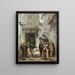 La Performance - Guillaume Charles Brun — quadro incorniciato alla parete