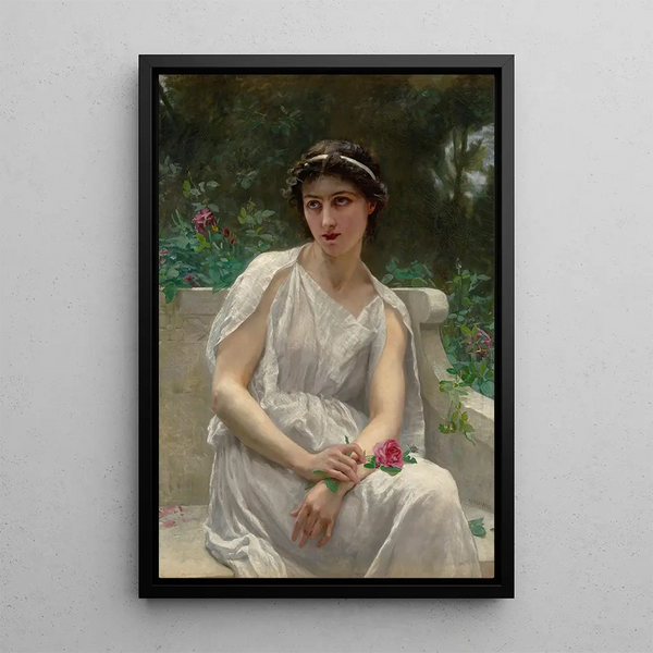 La rosa rouge - Guillaume Seignac — quadro incorniciato alla parete