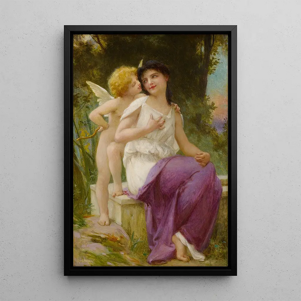 Vénus et l'Amour - Guillaume Seignac — quadro incorniciato alla parete