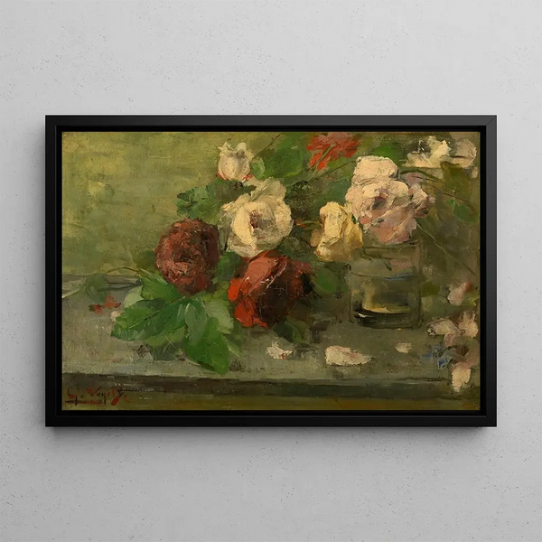 Roses fanées - Guillaume Vogels — quadro incorniciato alla parete