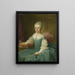 Ritratto di una donna della famiglia van de Poll, forse Anna Maria Dedel, moglie di Jan van de Poll - Guillaume de Spinny — quadro incorniciato alla parete
