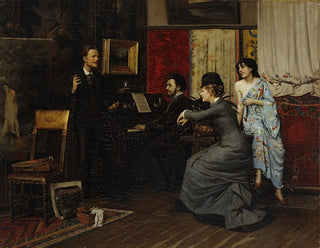 Musica nell'atelier - Gunnar Berndtson — vista dell’opera