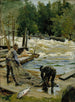 Pesca al salmone - Gunnar Berndtson — vista dell’opera