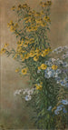 Fleurs d'automne tournesols et asters d'automne - Gunnar Gunnarsson Wennerberg — vista dell’opera
