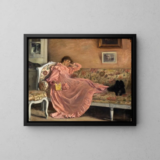 Gustaf Cederstrm - Carola Sitting on the Sofa.webp