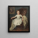 Hilda Amalia Brusewitz nata nel 1853 - Gustaf Henrik Brusewitz — quadro incorniciato alla parete