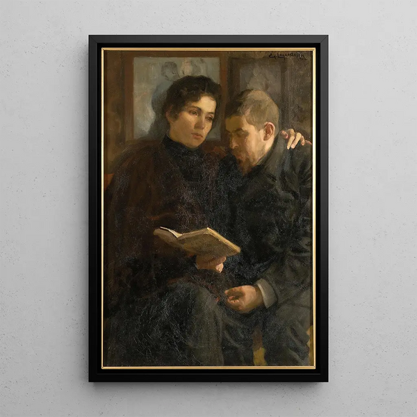 Un poème - Gustaf Lagerström — quadro incorniciato alla parete