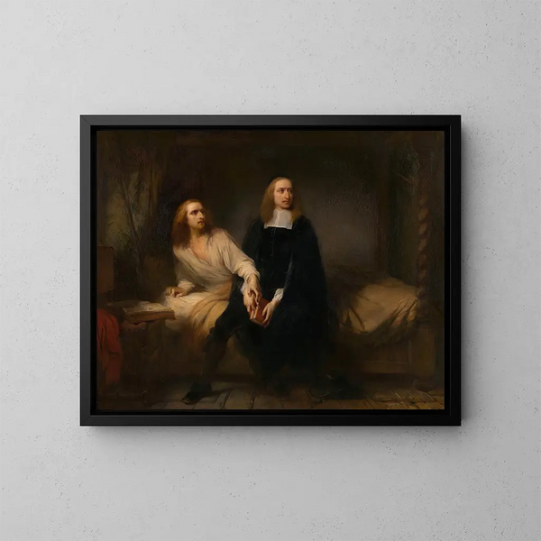 I fratelli De Witt in cattività - Gustaf Wappers — quadro incorniciato alla parete